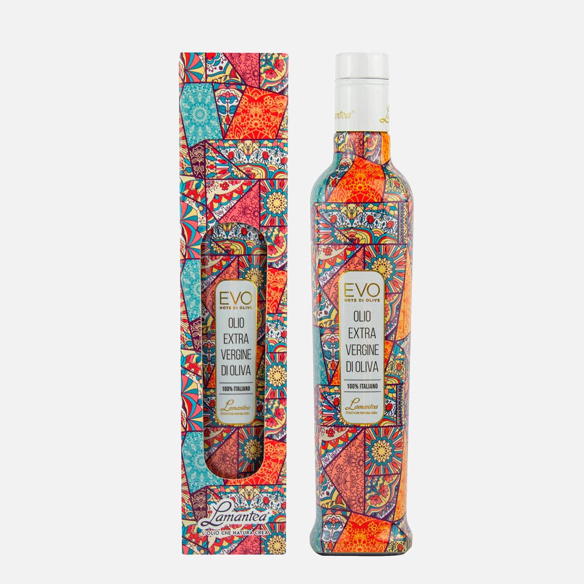 Italian Extra Virgin Olive Oil – Lamantea “Mosaico” Decorative