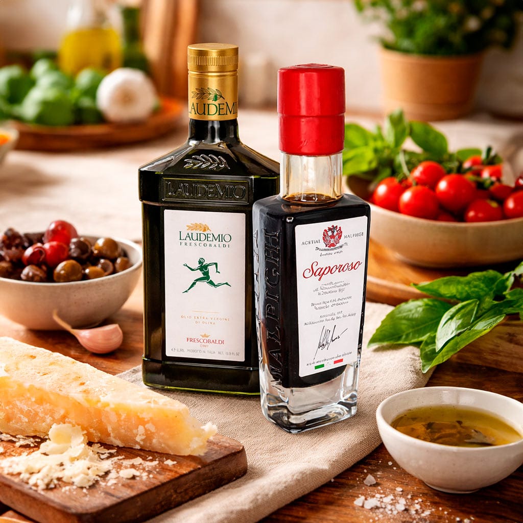 Italian Olive Oil & Aged Balsamic Vinegar Bundle | Dolceterra