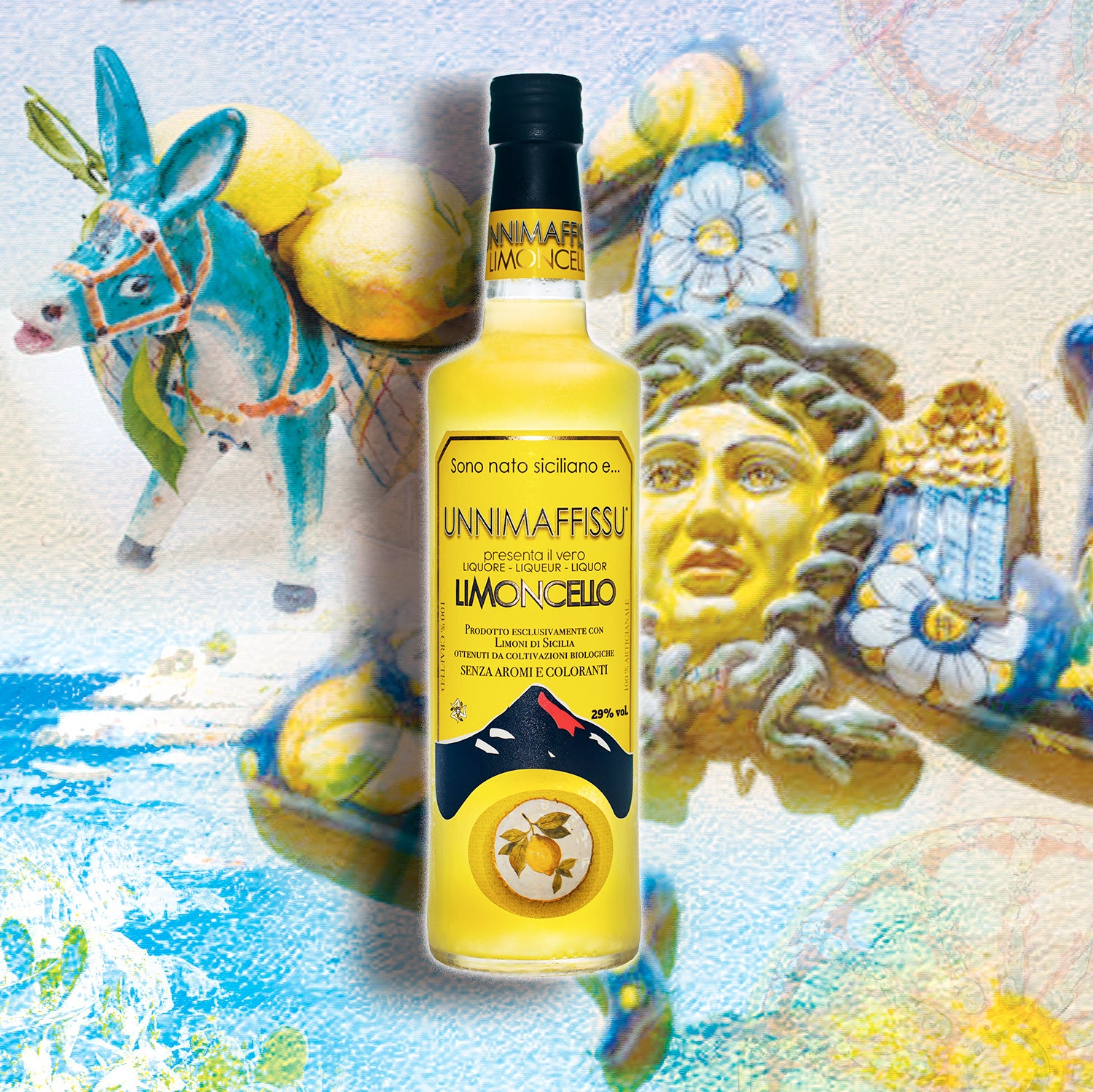 Dolceterra Limoncello of Sorrento Jar and two Handmade glasses – Dolceterra  Italian Within US Store