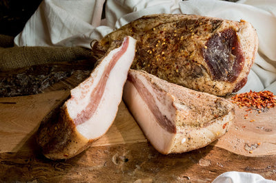 Guanciale Norcia is a specialty from Norcia