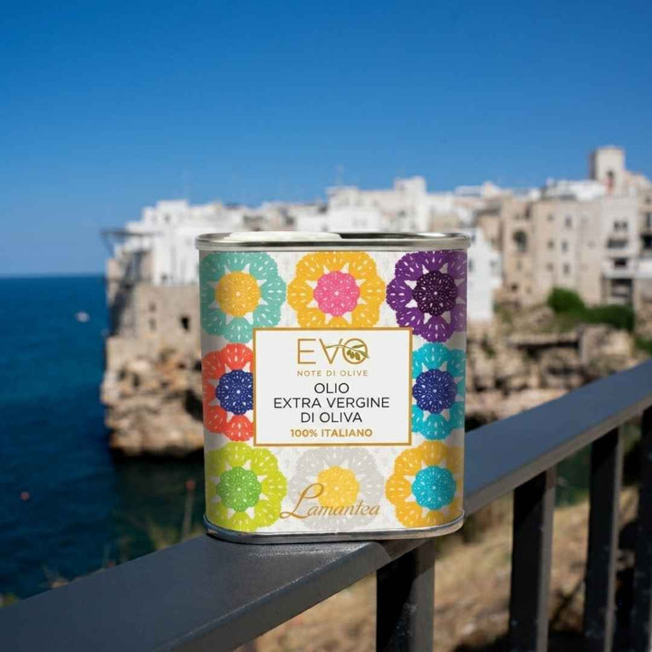 Italian Extra Virgin Olive Oil Tin – “Uncinetto” Mini EVOO