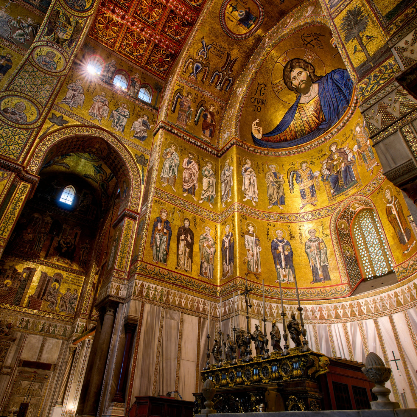 Monreale La Cathédrale, les Mosaïques, le Cloître