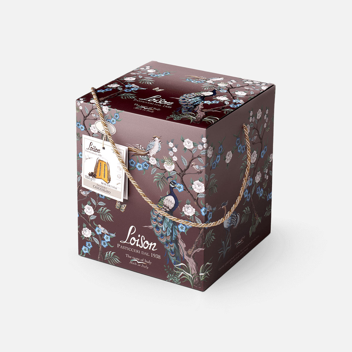 Chocolat artisanal Pandoro enveloppé à la main