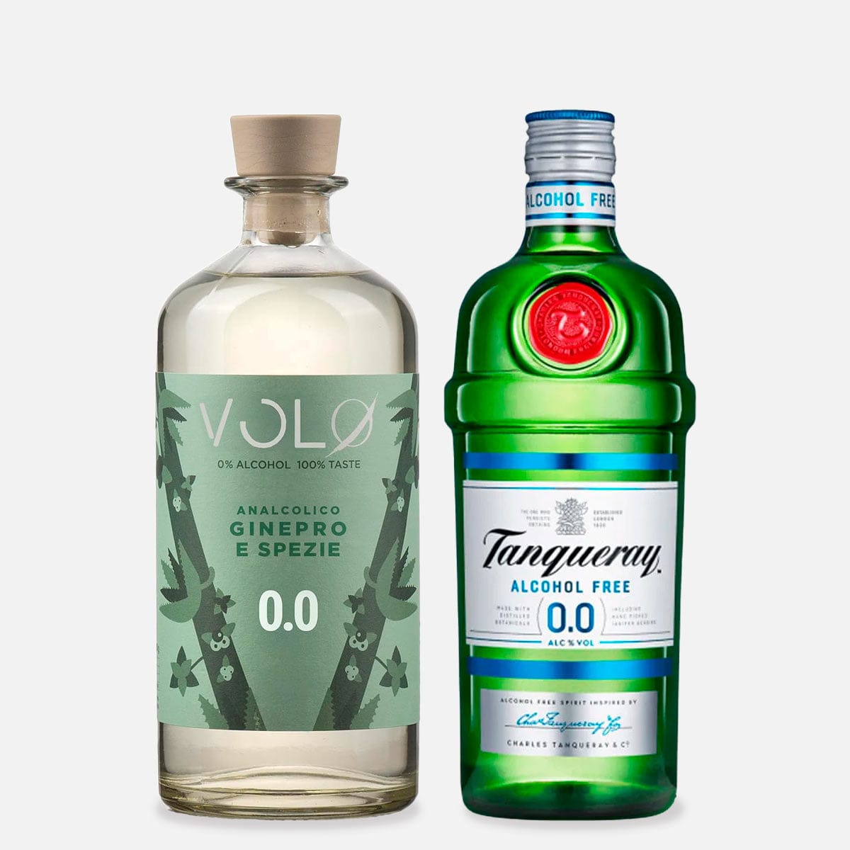 set tanqueray alcohol free ginepro e spezie