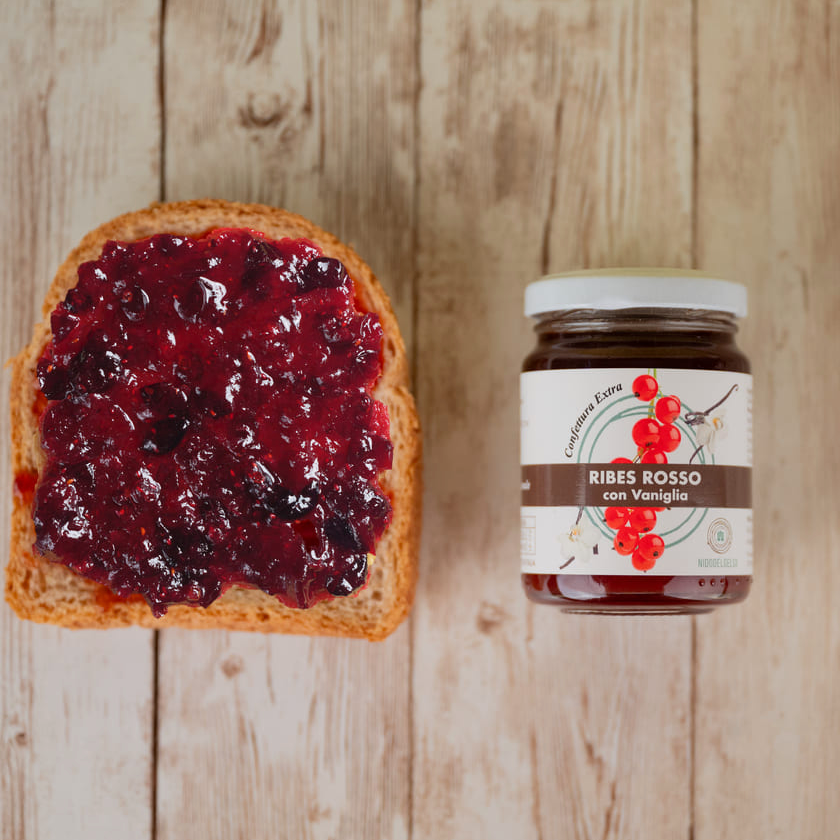 Red Currant Jam with vanilla (3pcs)