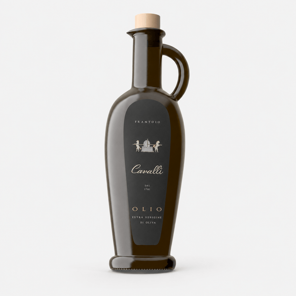 Atena Italian Extra Virgin Olive Oil in Amphora Bottle – 500 ml by Frantoio Cavalli