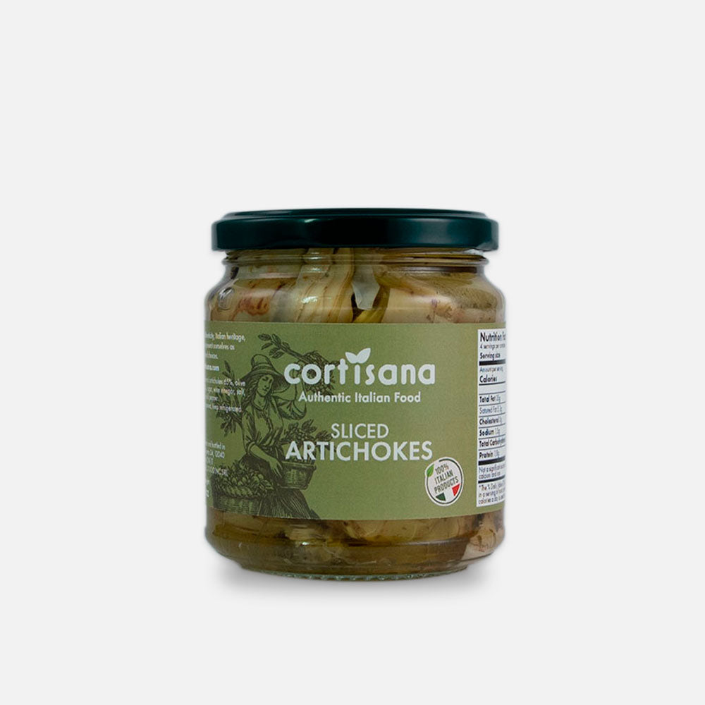 Sliced Artichokes in Extra Virgin Olive Oil