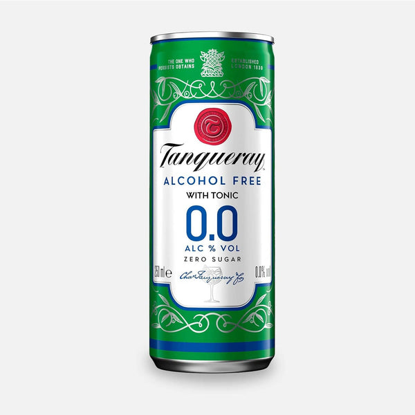 Tanqueray Alcohol-Free Gin & Tonic 0.0% – 4-Pack (250 ml cans)
