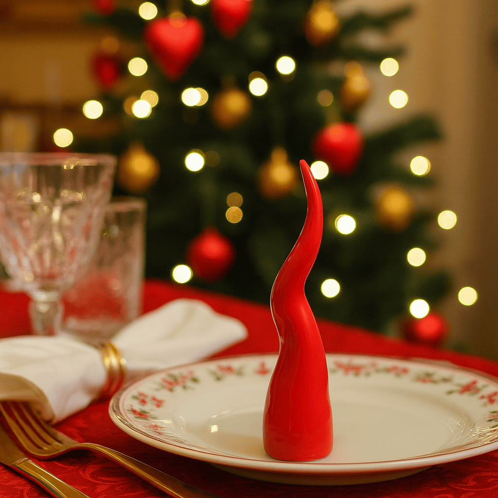 Classic Amalfi-style ceramic good-luck horn