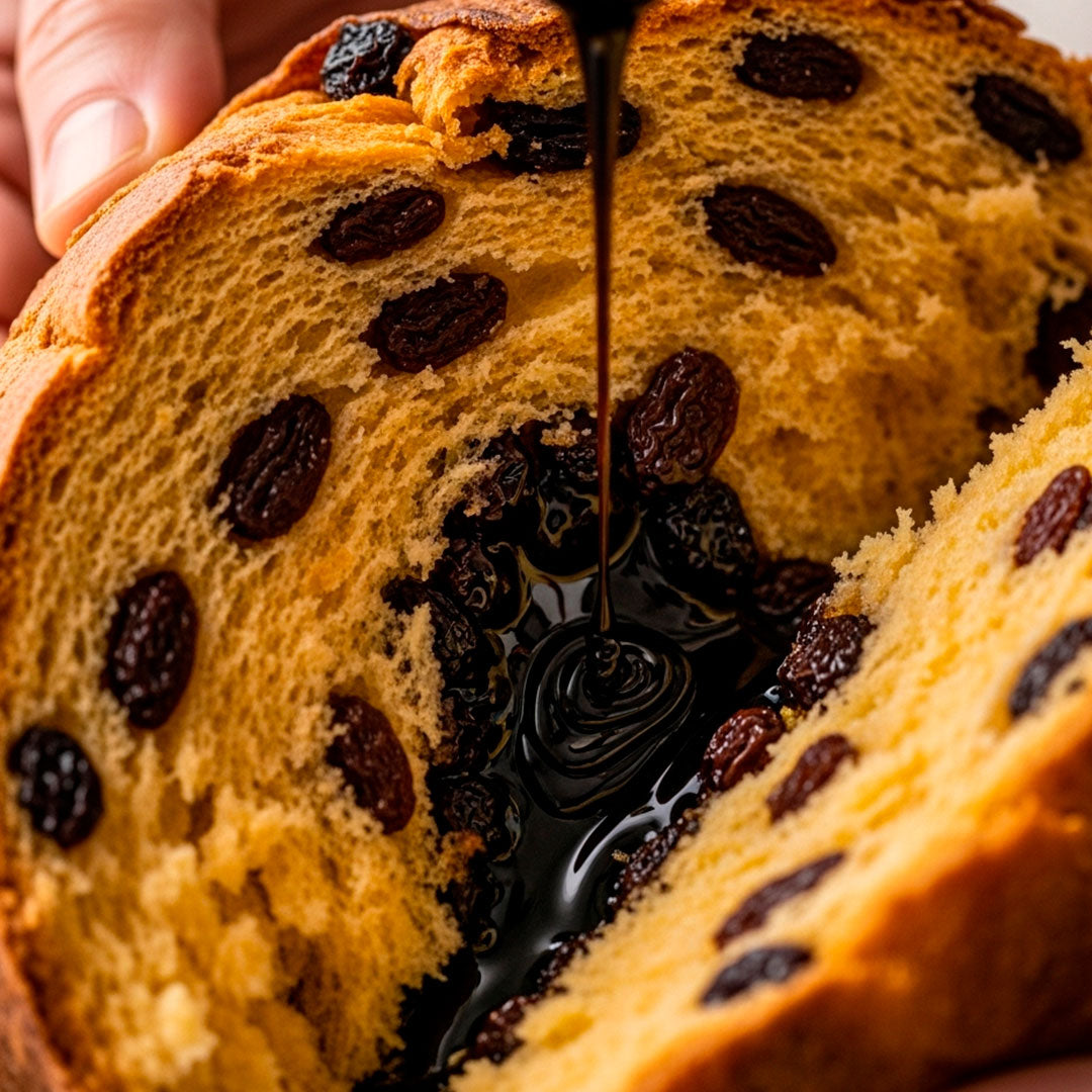 Panettone with cream of Balsamic Vinegar of Modena IGP