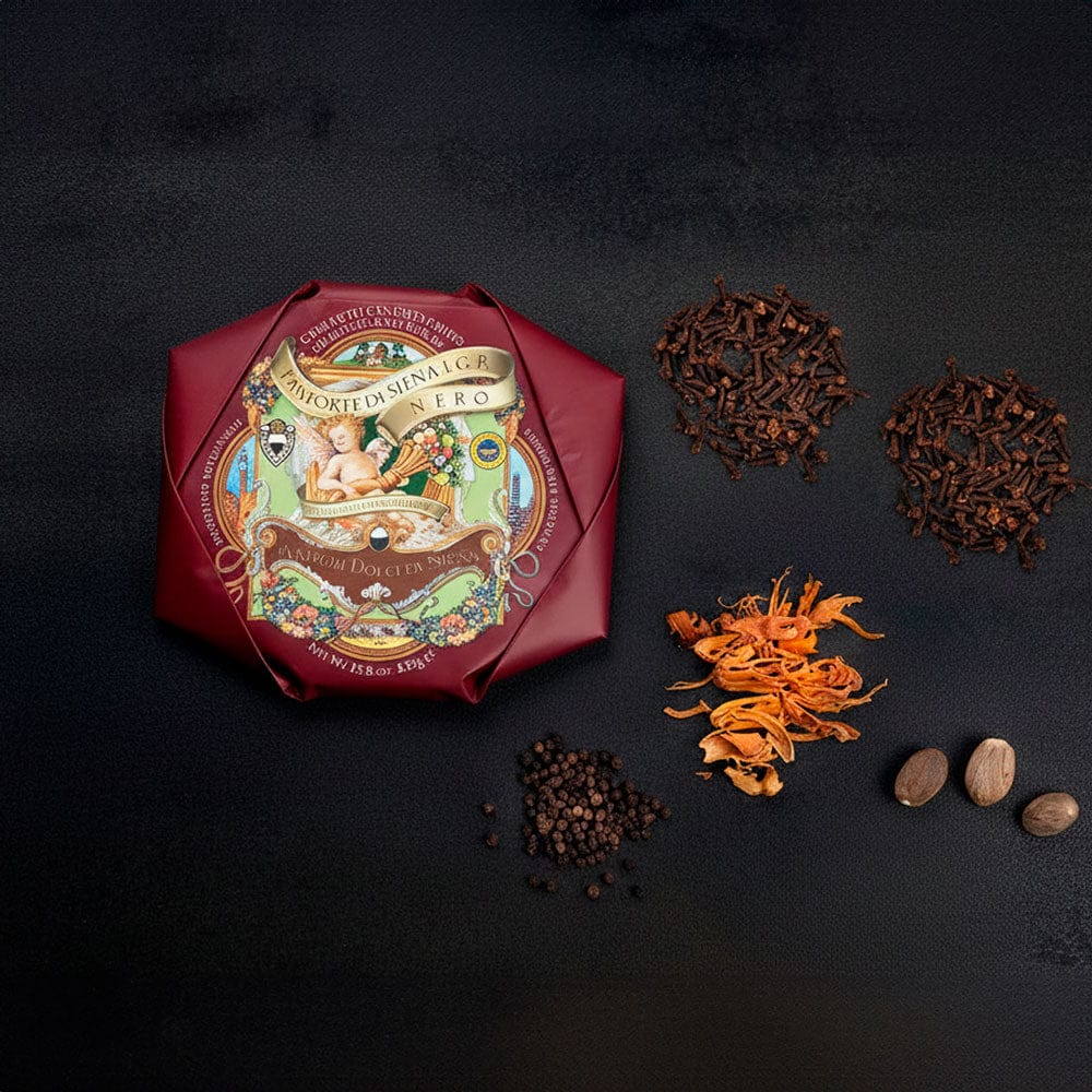 Panforte di Siena IGP Nero – Artisanal Spiced Tuscan Cake