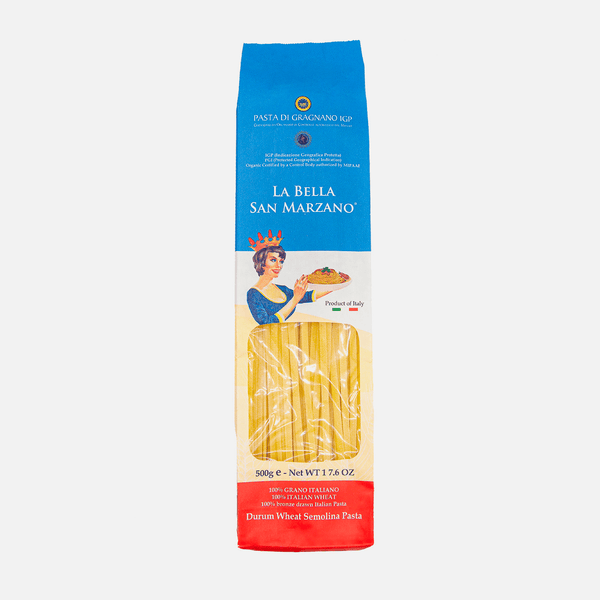 Linguine di Gragnano IGP – La Bella San Marzano Artisanal Italian Pasta (500g)