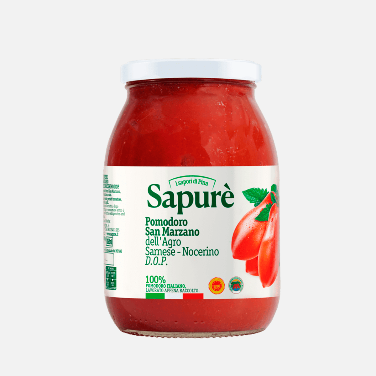 Pomodoro S. Marzano D.O.P San Marzano Tomato Perfection Dolceterra Italian Within US Store