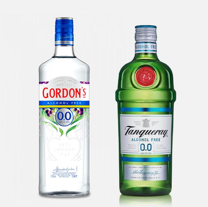 Gordon’s 0.0 & Tanqueray 0.0 – 2×700ml Premium Non-Alcoholic Gin Alternatives