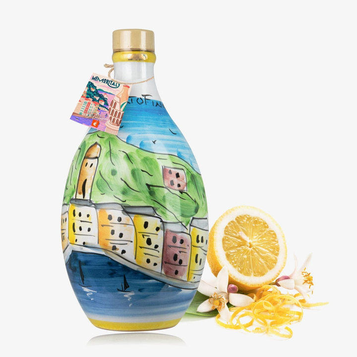 Memoritaly Limoncello in Handmade Jar Portofino: Artisan Italian