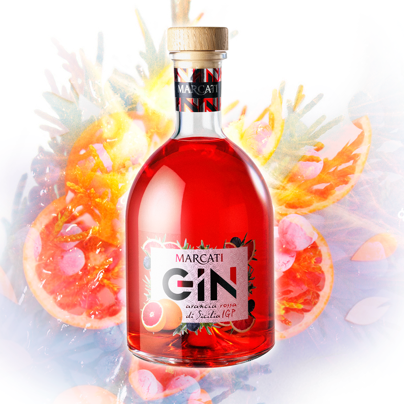 GIN Sicilien Orange Rouge - Gagliano Marcati