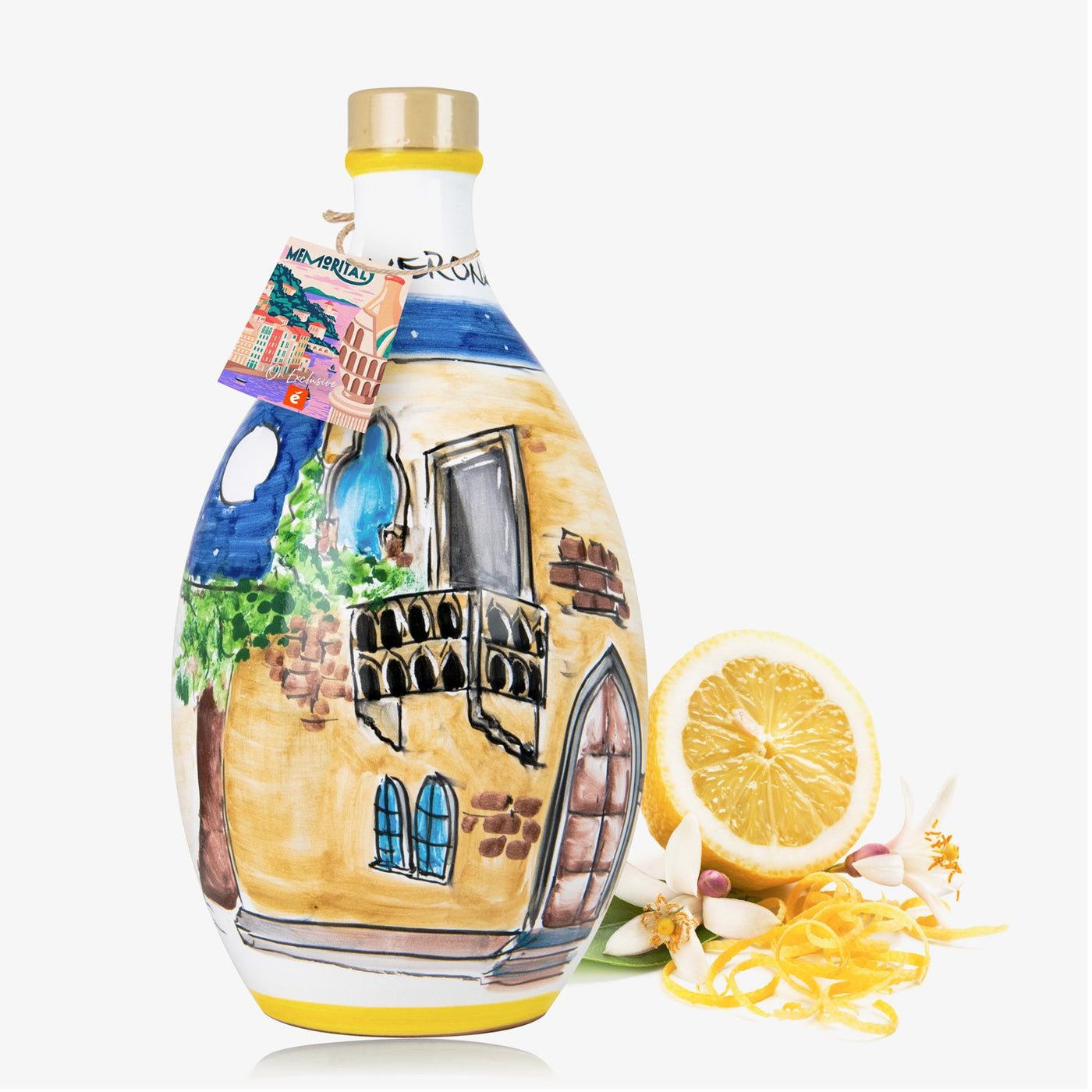 'Romeo & Juliet Memoritaly' - Handmade Jar Limoncello