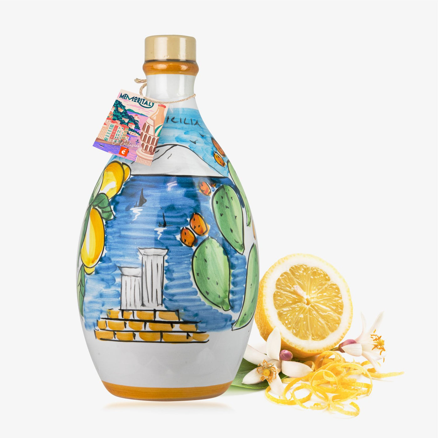 'Sicilia Memoritaly' - Handmade Jar Limoncello