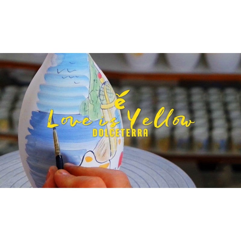 Dolceterra Limoncello of Sorrento Jar and n° 4 Handmade glasses