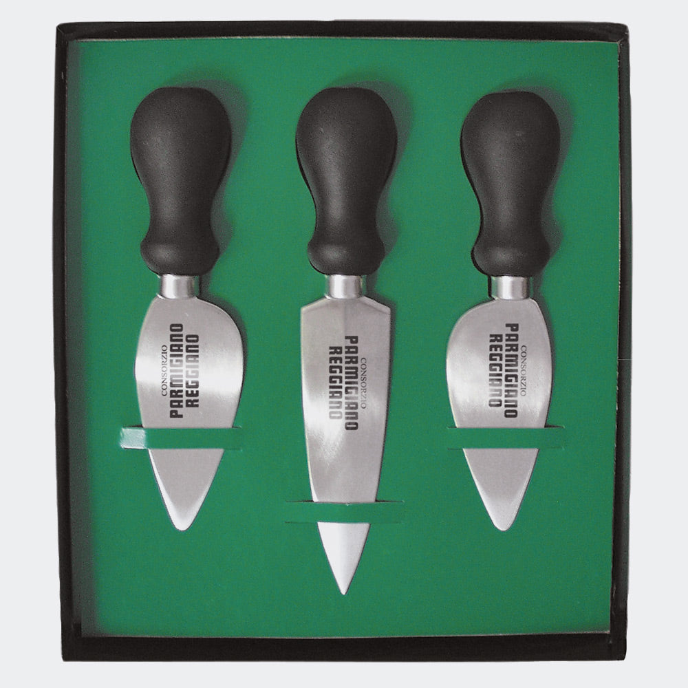 Pack de 3 couteaux à fromage professionnels Parmigiano Reggiano