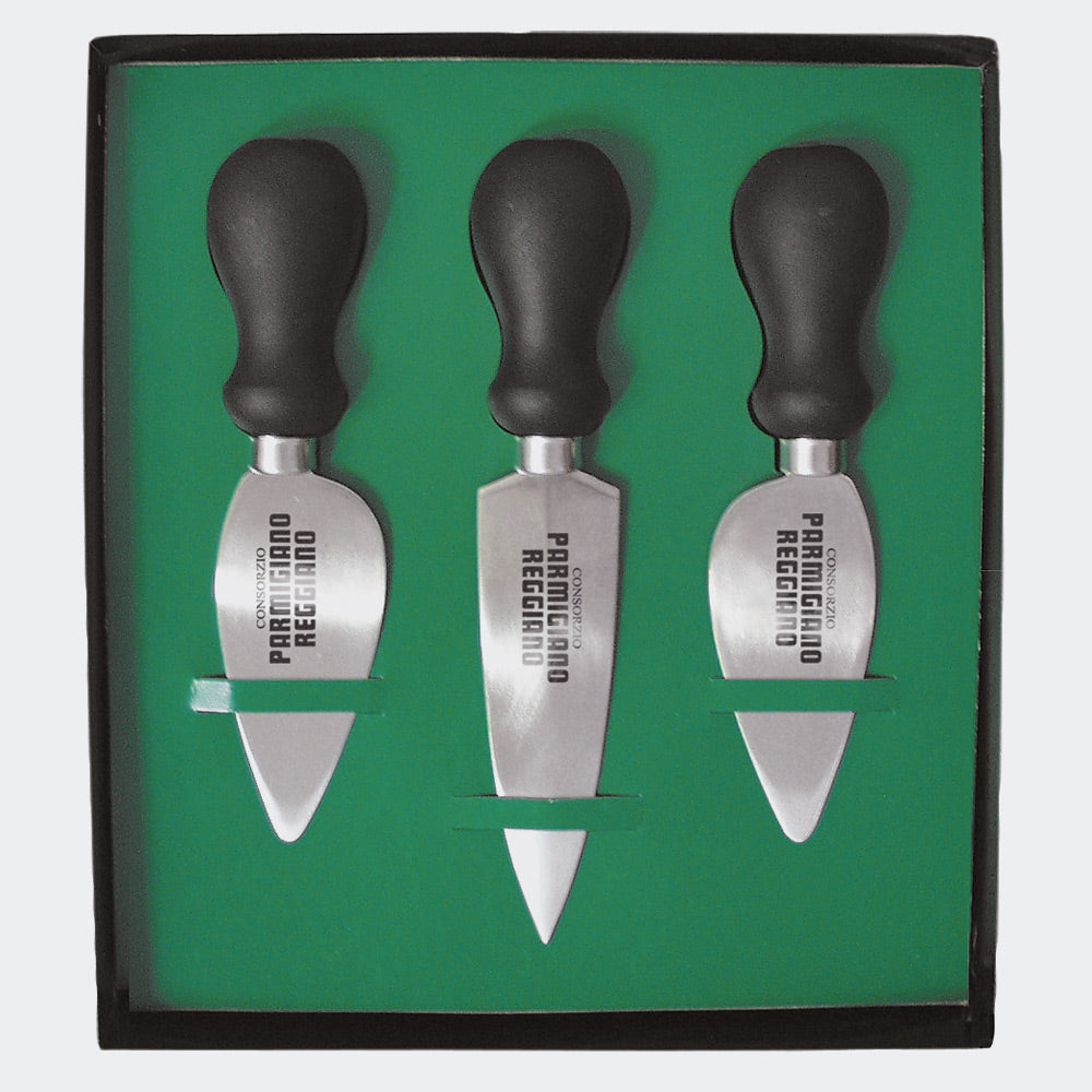 Pack of 3 professional cheese knives Parmigiano Reggiano