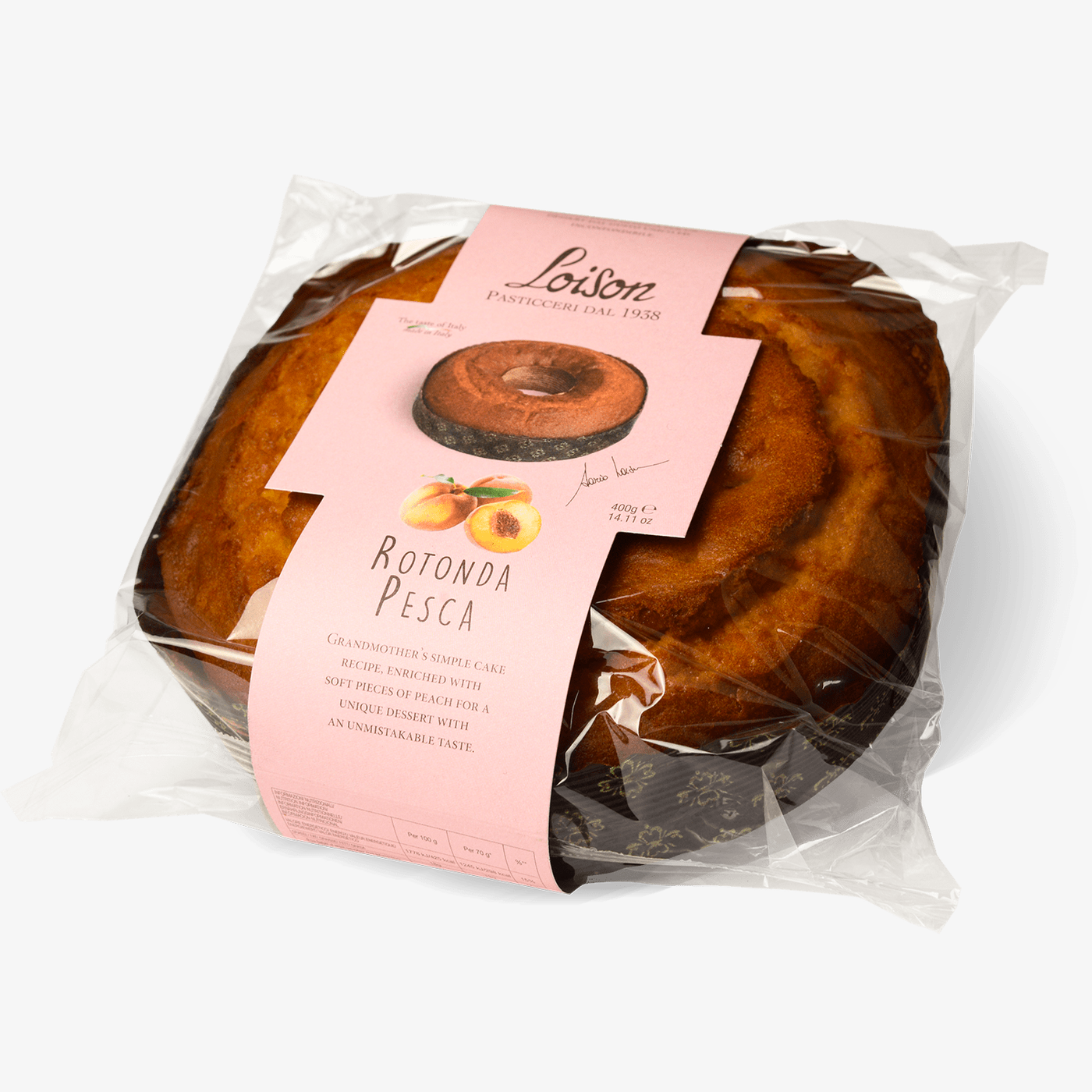 Loison Pasticceria - Artisan Torta Classica with Peach - Love at First Taste