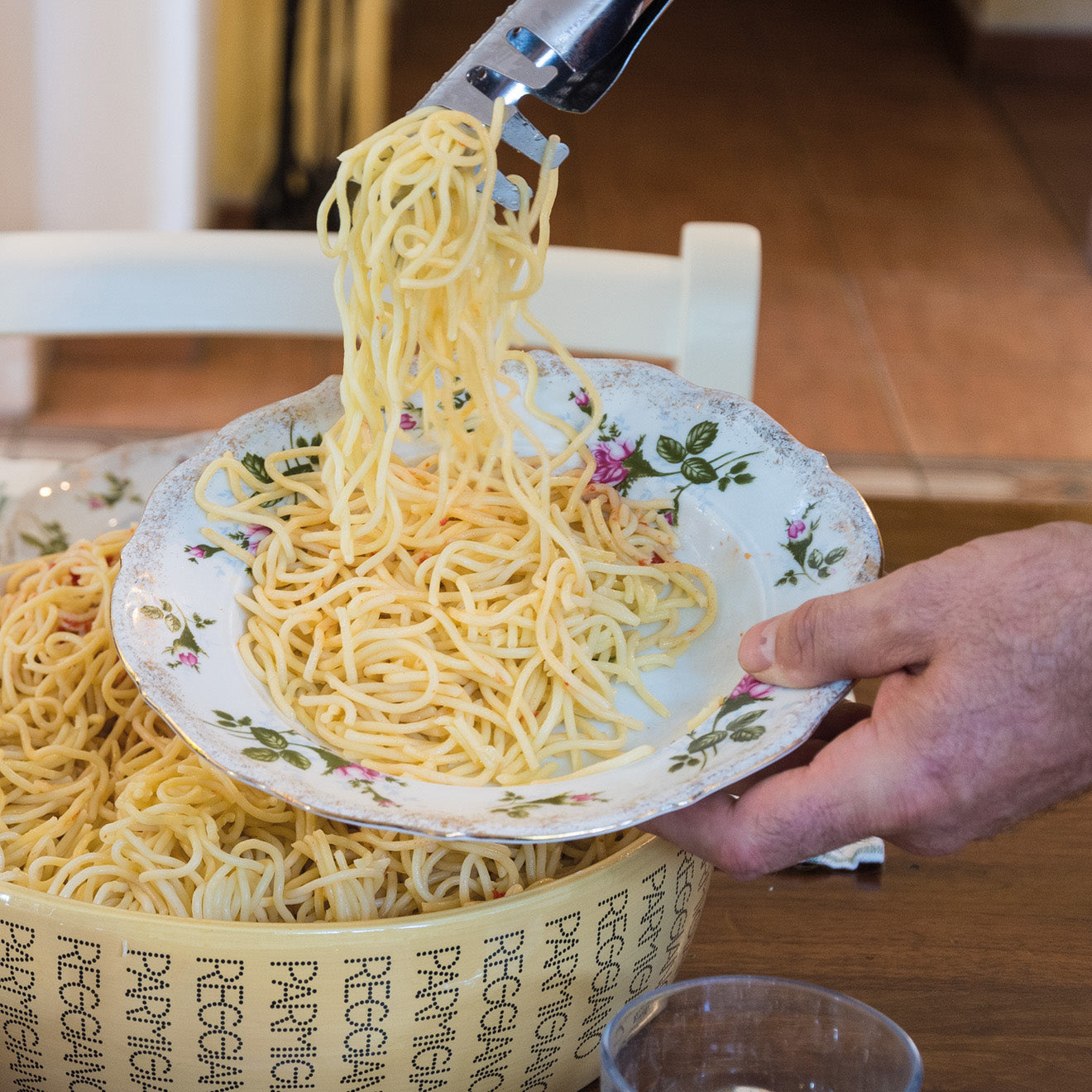 Premium Photo  Kitchen utensils for cooking italian spaghetti dry