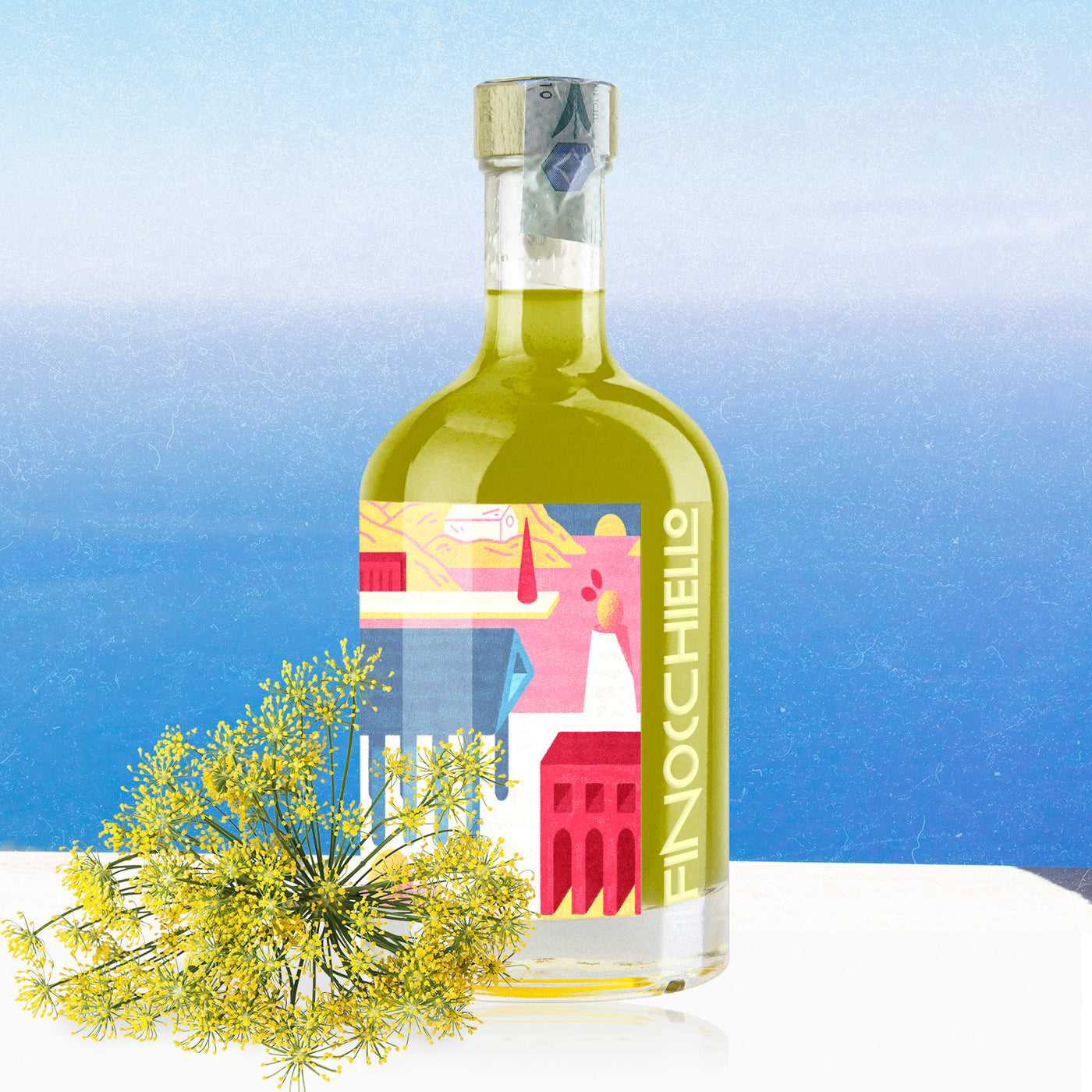 'Maiori' Wild Fennel - Italian Digestive crafted liqueur with Gift Box