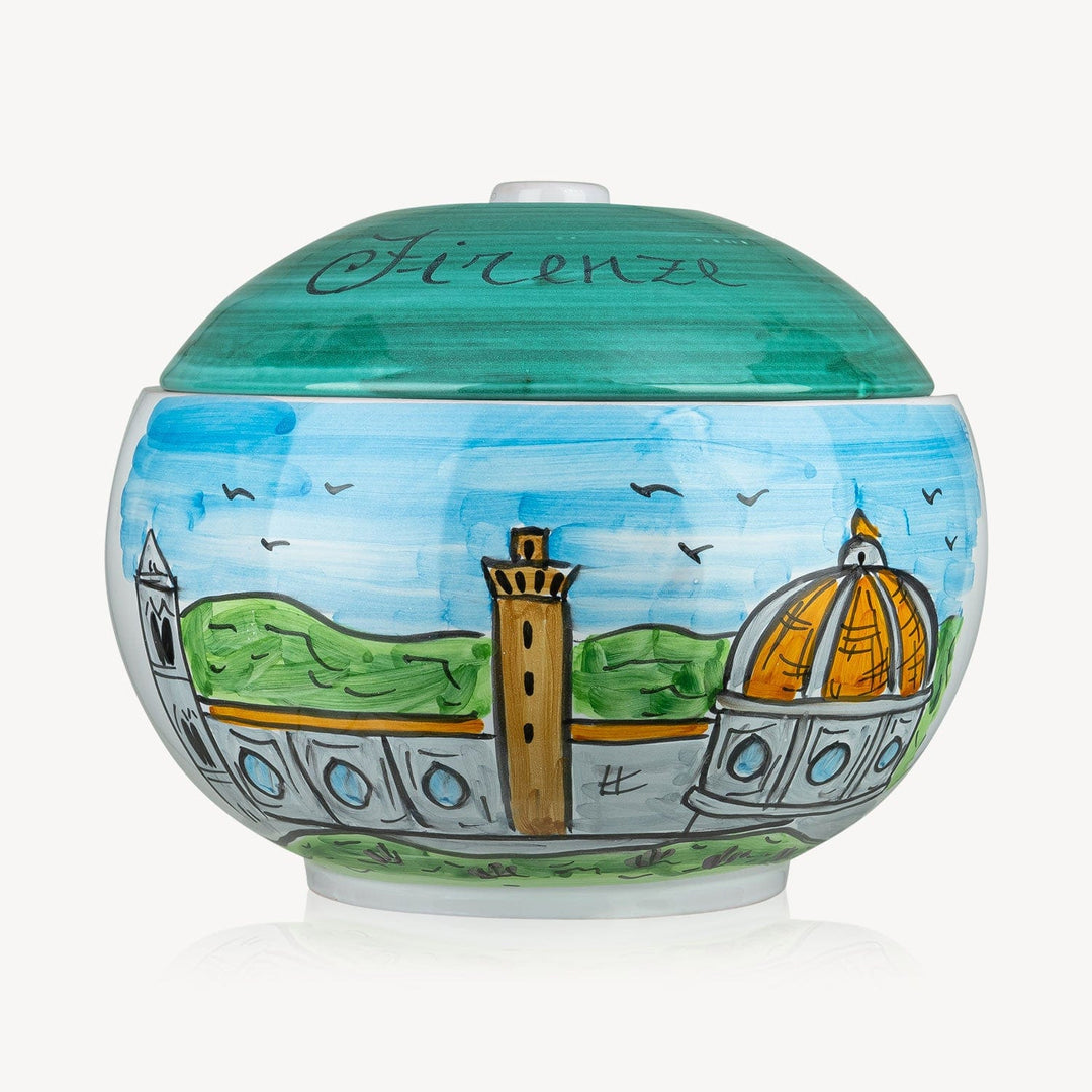 Firenze Memoritaly - Handmade Cookie Jar – Dolceterra Italian
