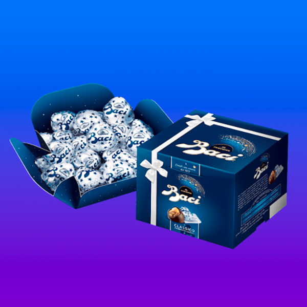 Gift Box 'Maxi' Baci Perugina Classic Chocolates with Gianduia Heart and Hazelnut