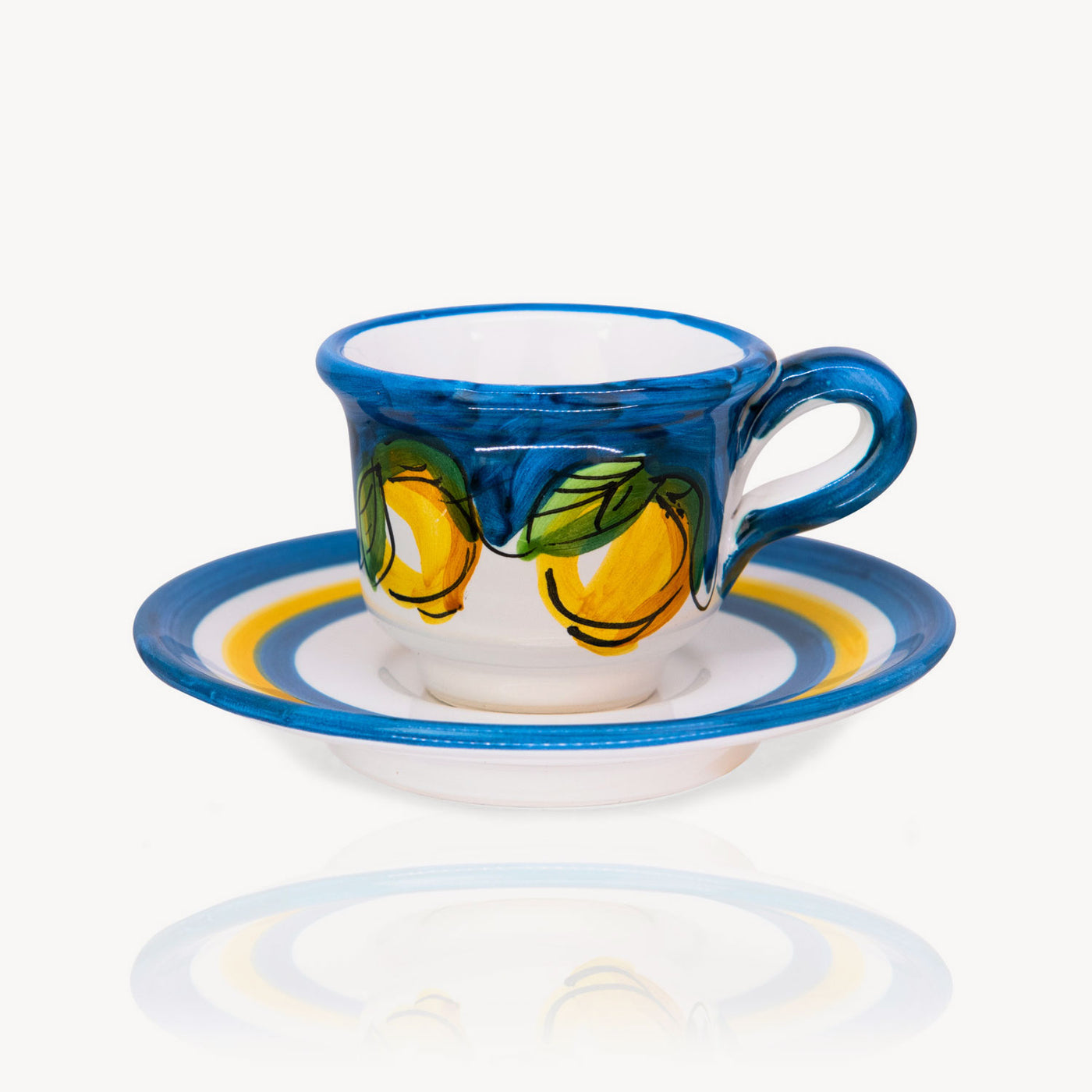 Italian ceramic coffee cups