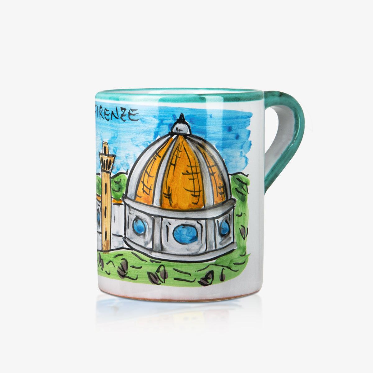 'Firenze Memoritaly Mug' - Hand-painted