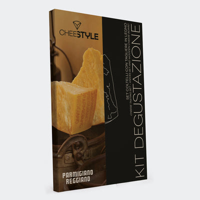 Set de Dégustation de Fromage en Pierre d'Ardoise 'Parmigiano Reggiano'
