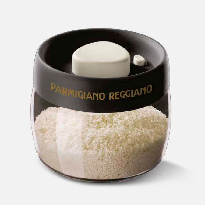 Glass Cheese Holder with Vacuum System - Parmigiano Reggiano