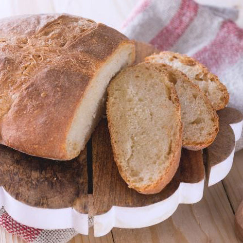 Pane Casereccio Pugliese - Sliced homemade Apulian bread