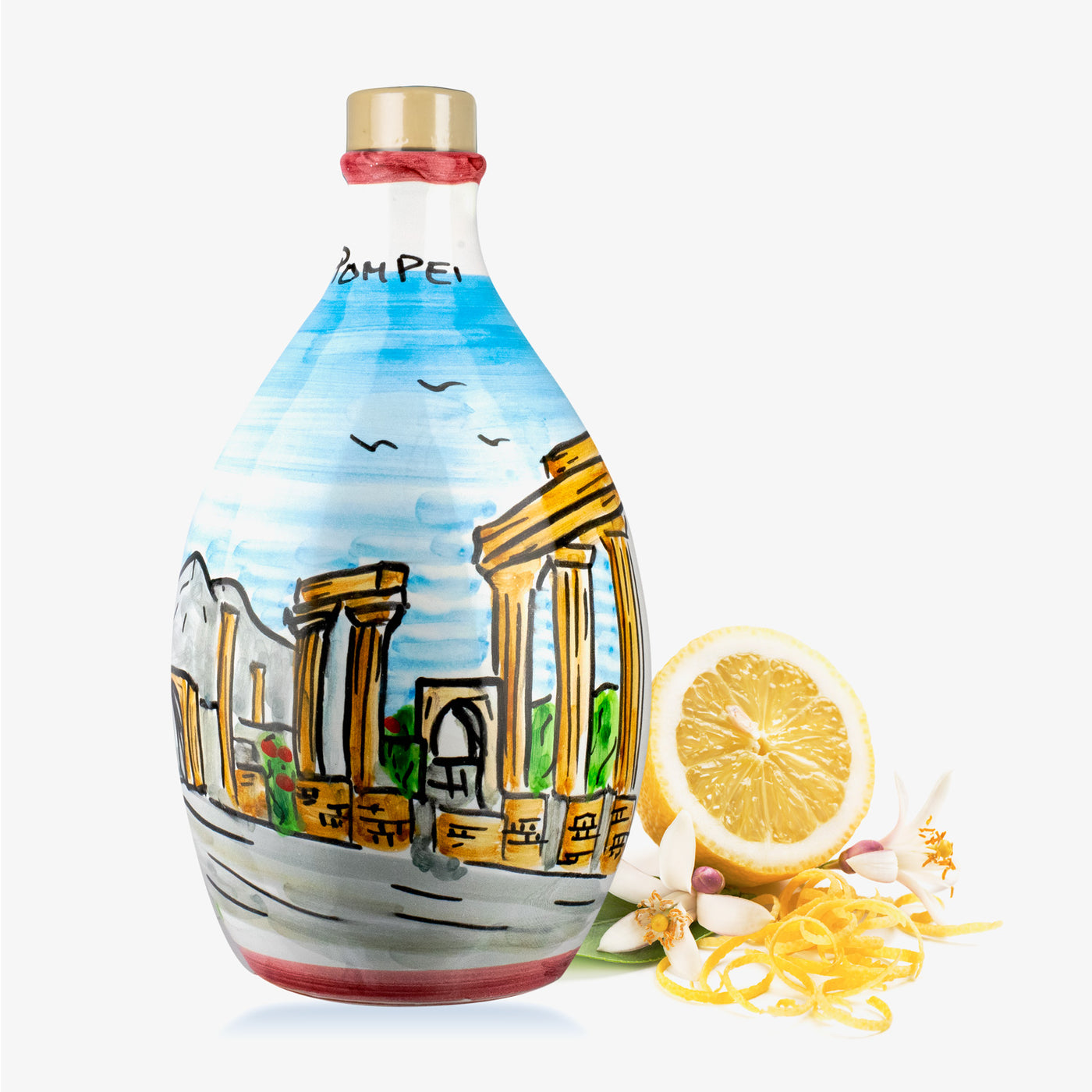 Pompei Handmade Jar Limoncello: Crafted Citrus Elegance from Pompei