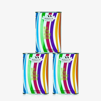Rainbow Tin - Extra Virgin Olive Oil Muraglia - Fine Food Gifts | Italian Gift Baskets – Dolceterra Italian Within US Store‎