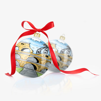 ROMA Hand-Painted Christmas Balls Ornaments