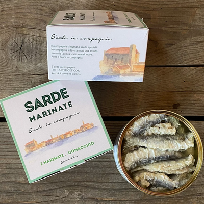 Sarde Marinata Selvatica SLOW FOOD Traditionnelle des Vallées de Comacchio 