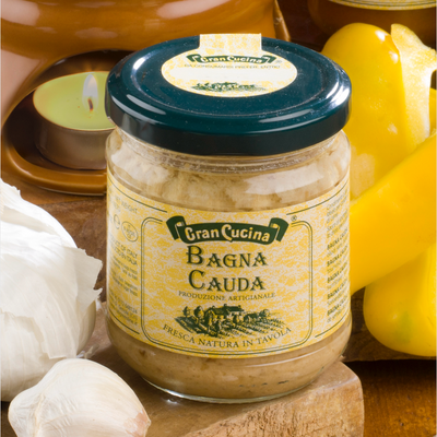 Bagna cauda Italian dish of Piedmontese cuisine - Ancient recipe