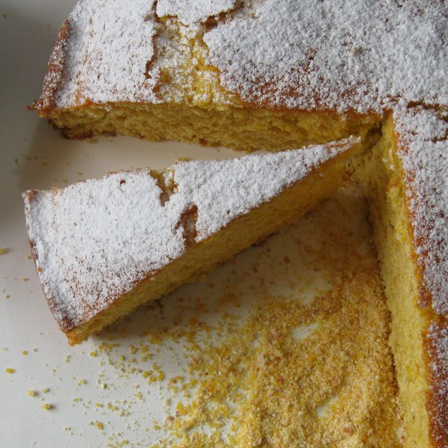Maranea corn flour cake and Lemon