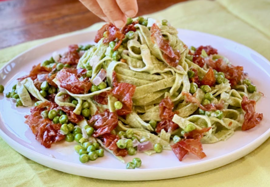 Frastagliata Pasta with Olive Patè