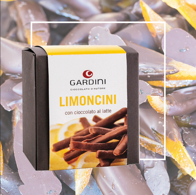 CANDIED LEMON PEELS COVERED WITH MILK CHOCOLATE