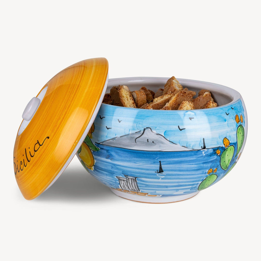 Sicilia - Dolceterra Handmade Cookie Jar – Dolceterra Italian