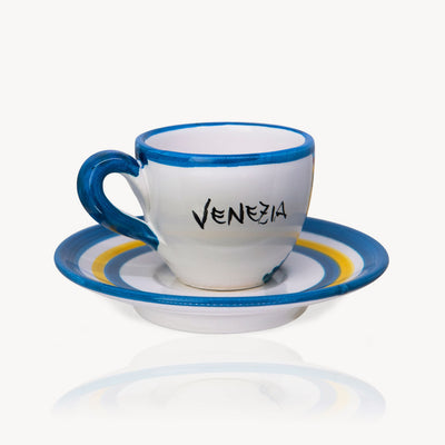 "Venezia" - Hand-painted Espresso Cup Memoritaly