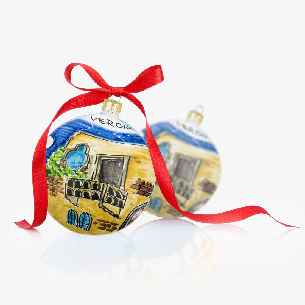 VERONA Hand-Painted Christmas Balls Ornaments – Dolceterra Italian
