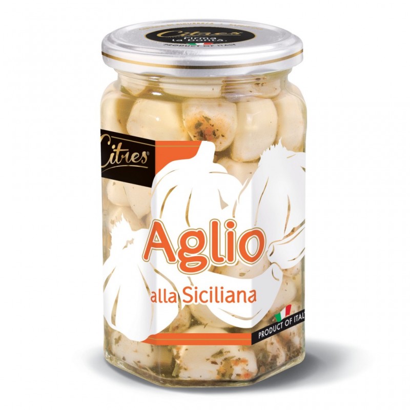 Spicchi d'aglio alla Siciliana - Sicilian garlic cloves