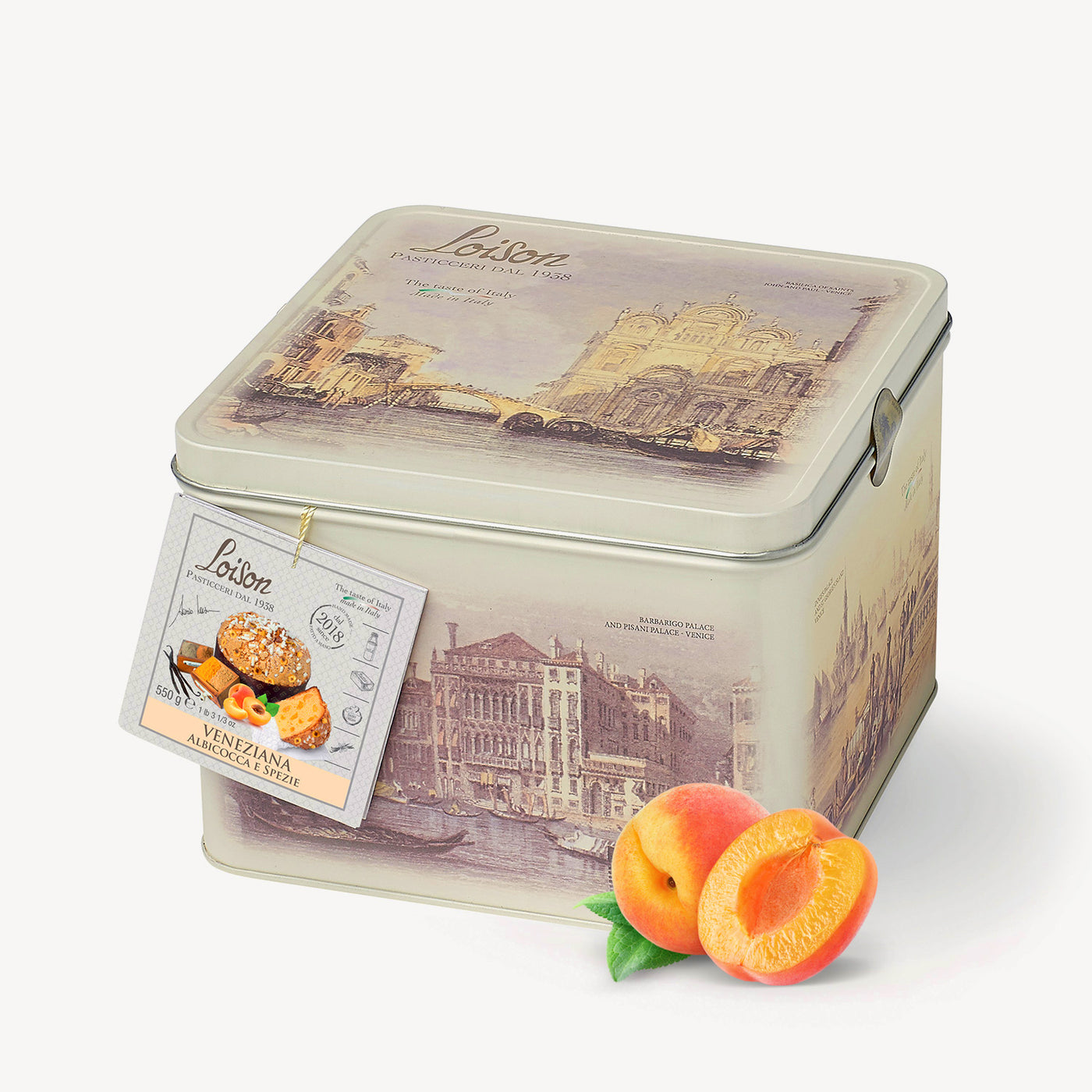 Apricot and Spices Veneziana in Thin Box