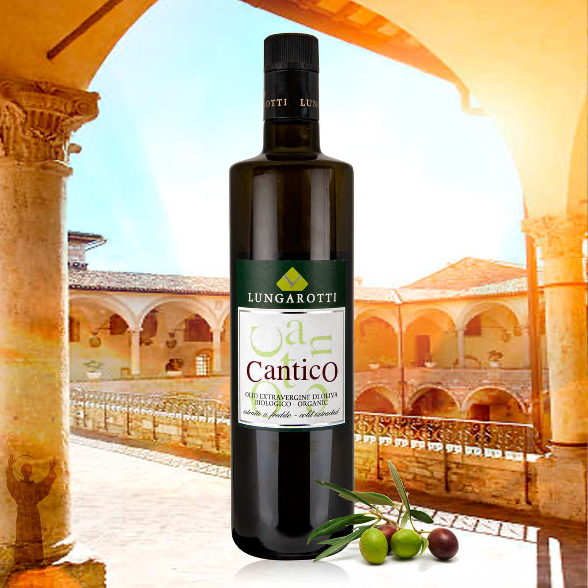 Cantico Extra Virgin Olive Oil 'The expression of Umbria' Organic Biologico