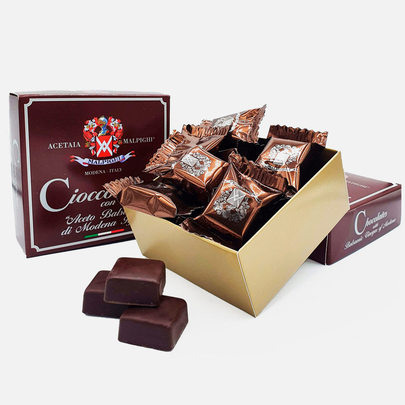 Chocolates with Balsamic Vinegar of Modena Acetaia Malpighi